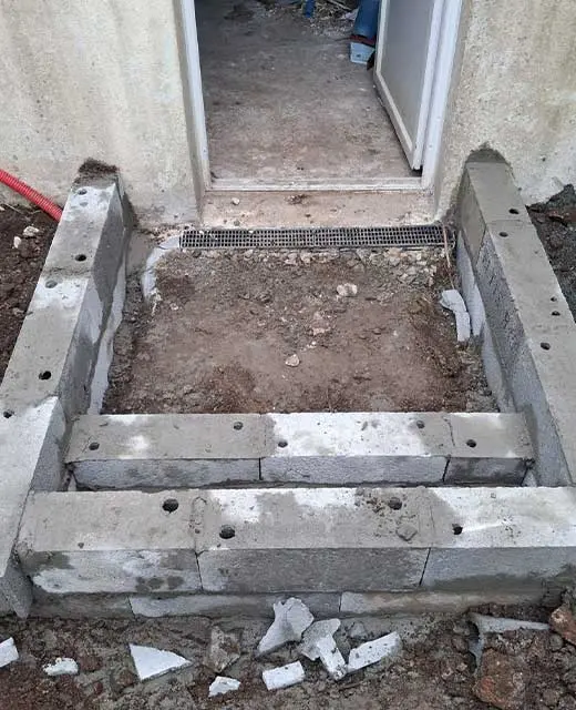 Alto TP a achevé la création d’une cour anglaise à Quimper.