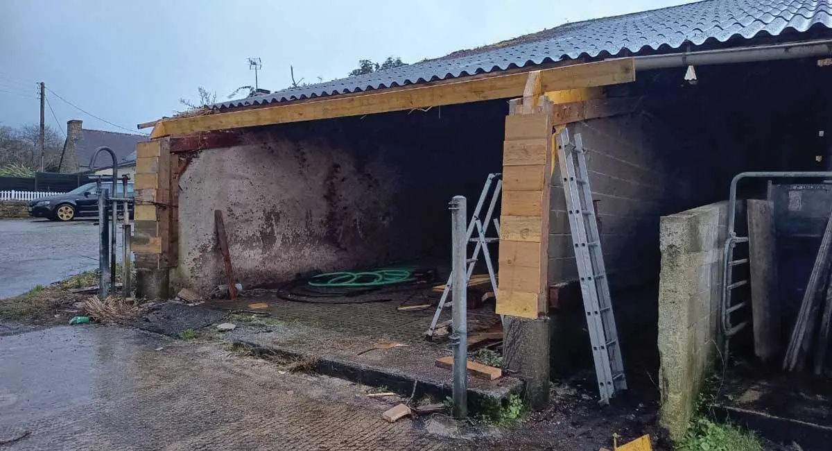 Rénovation d'un bâtiment ancien de ferme à Locronan