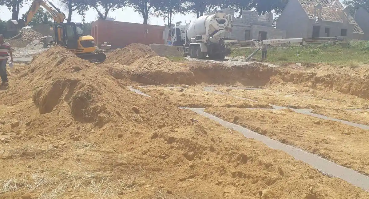 Terrassement pour une construction neuve à Douarnenez (29)