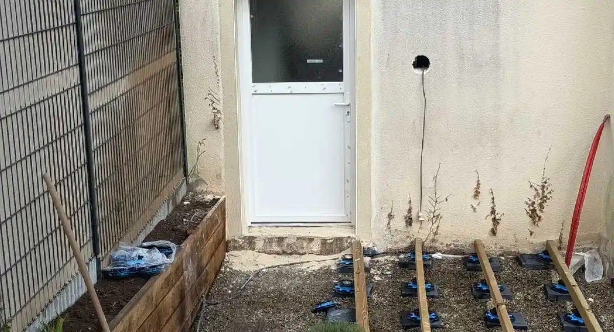 Création porte d'accès au garage Quimper