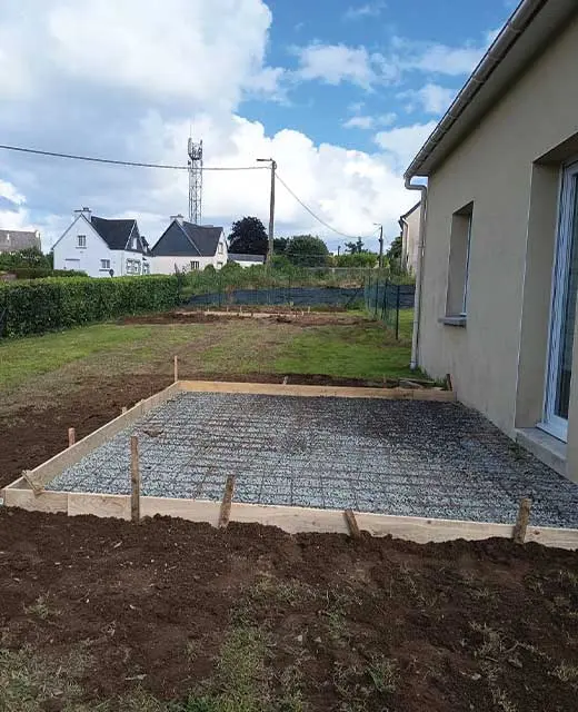 Aménagement extérieur à Châteauneuf-du-Faou à Alto TP.