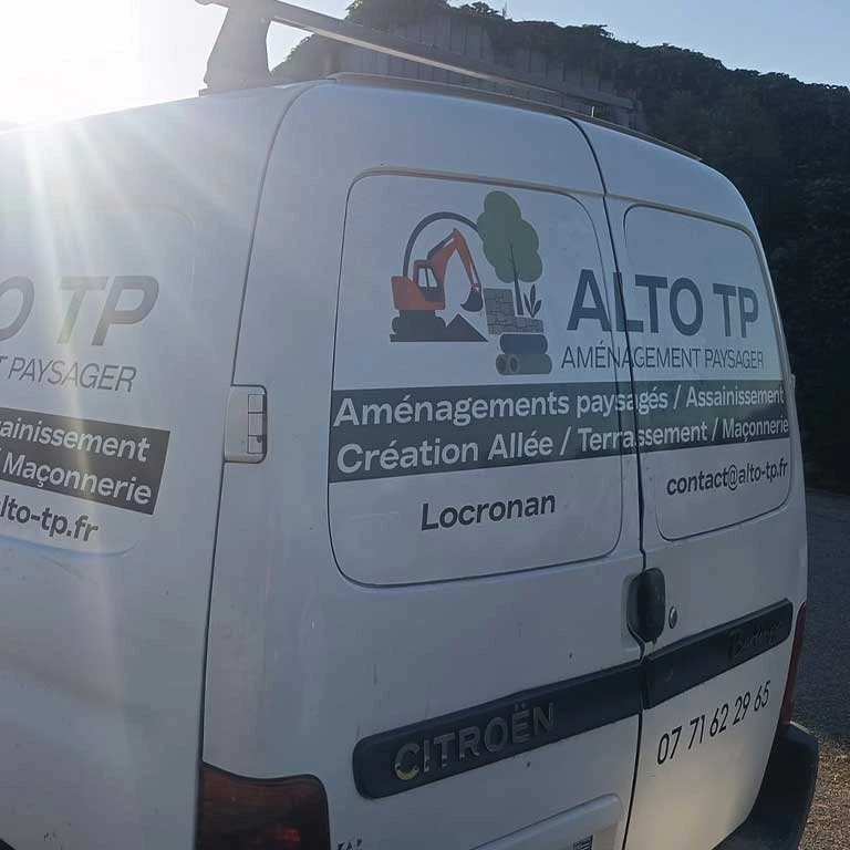 Alto TP : travaux de terrassement, de maçonnerie, d'assainissement ou d'aménagements paysagers à Quimper et dans le finistère